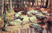 John Singer Sargent Muddy Alligators Spain oil painting artist